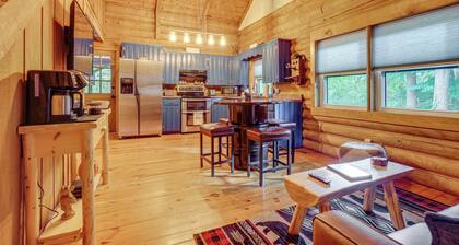 Soak in Hot Tub, Explore Outdoors: Cleveland Cabin