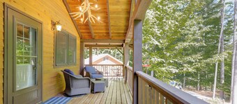 Game Room + Lake Access: Wooded Retreat in Jay