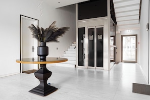 Interior entrance