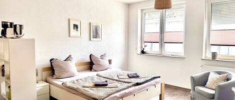 1 間睡房、Wi-Fi、床單