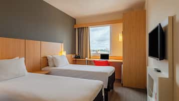 Chambre Standard avec lits jumeaux, vue ville