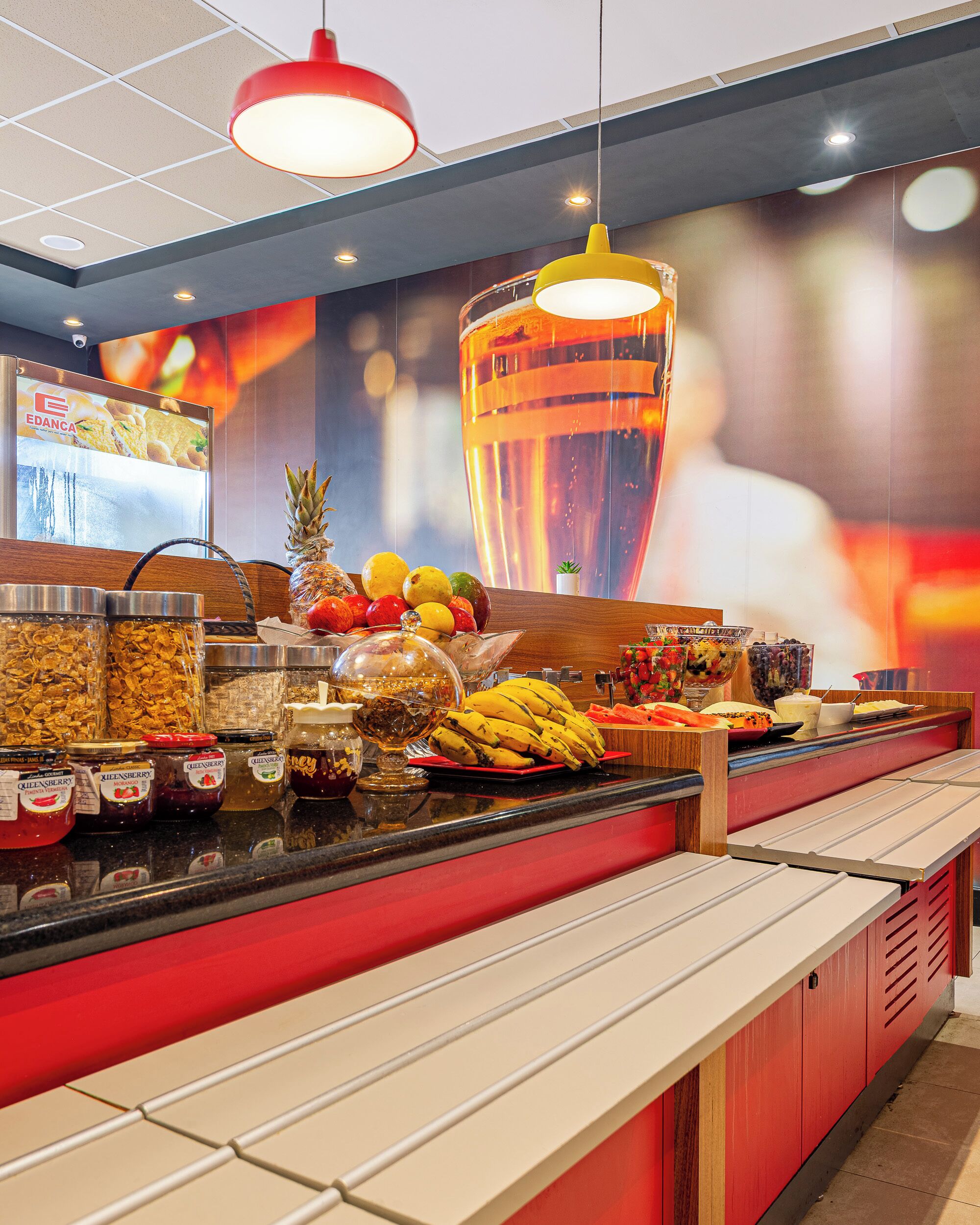 Free daily buffet breakfast