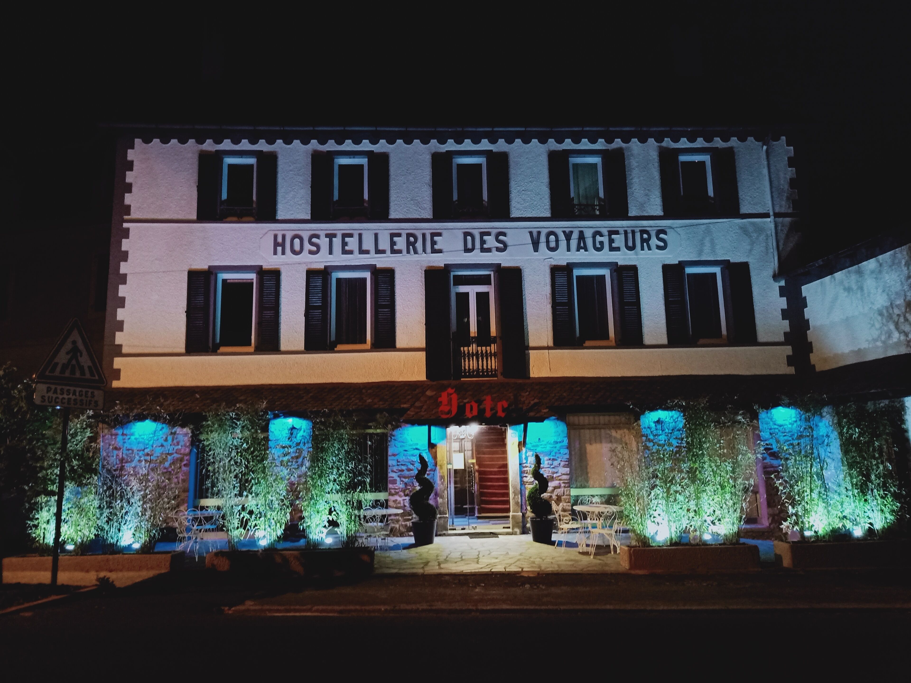 Façade de l’hébergement