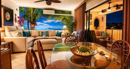 Kona Plaza#409: Top Floor, Downtown, Rare 3 bedroom Penthouse with Ocean View