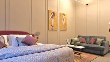 2 slaapkamers, een bureau, een strijkplank/strijkijzer, wifi