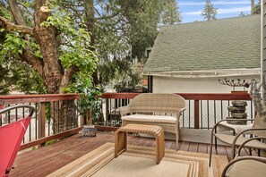 Cabin, 4 Bedrooms | Terrace/patio - Nature's Oasis Mountain Retreat 4 Bedroom Cabin (Running Springs)