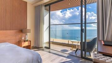 Senior Room, Ocean View | Iron/ironing board, free WiFi