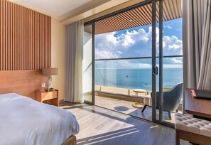 Senior Room, Ocean View | Iron/ironing board, free WiFi