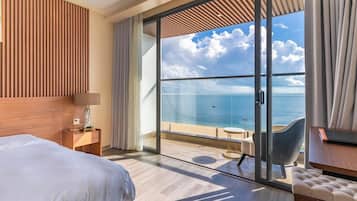Chambre « Premier », vue océan | Fer et planche à repasser, Wi-Fi gratuit