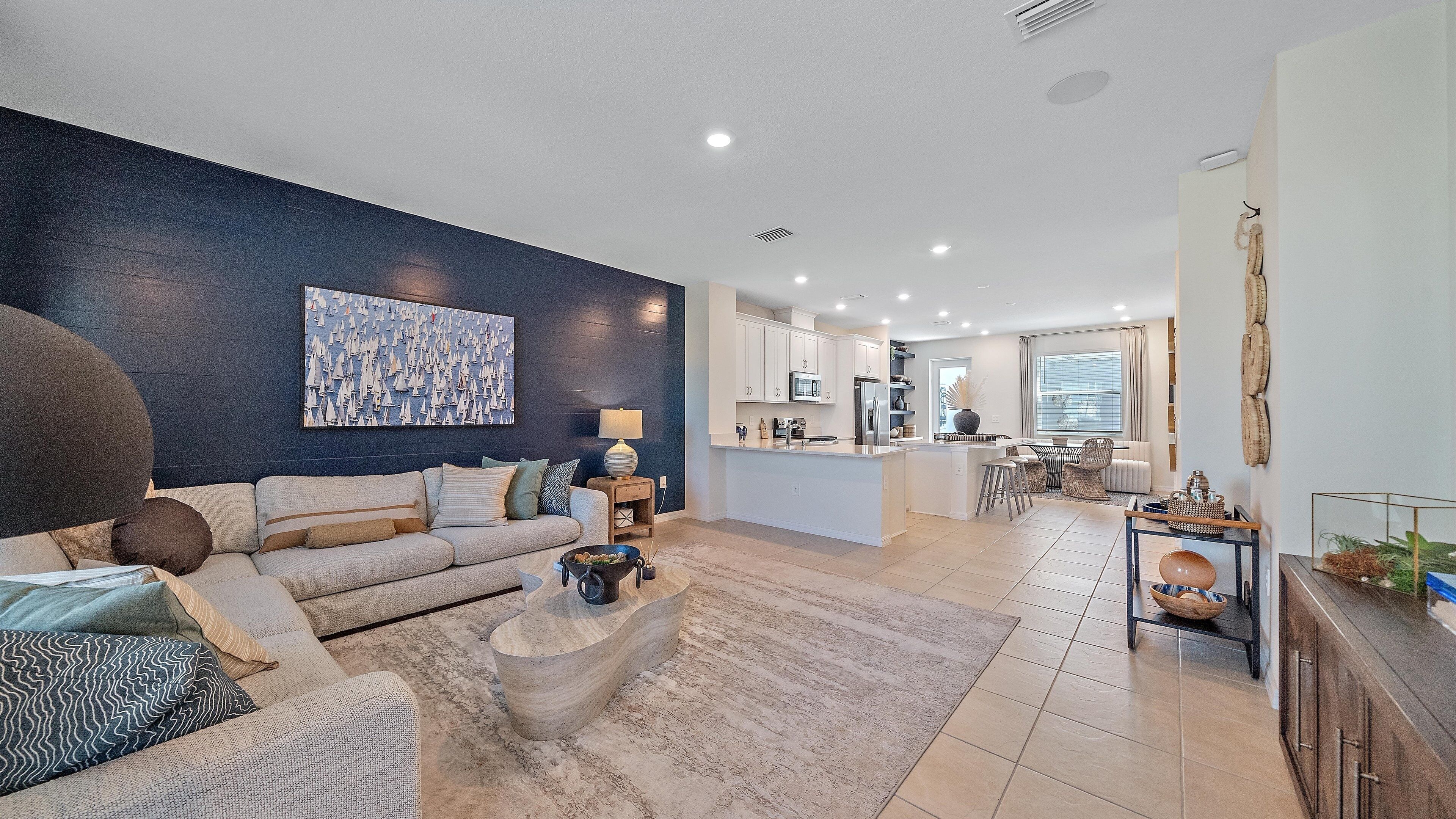 Resortwoning, 3 slaapkamers | Woonruimte | Een smart-tv