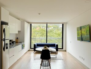 Appartement, vue sur le parc (406) | Fer et planche Ă repasser, accĂšs au Wi-Fi (inclus)