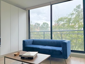 Appartement, vue sur le parc (406) | Vue de la chambre