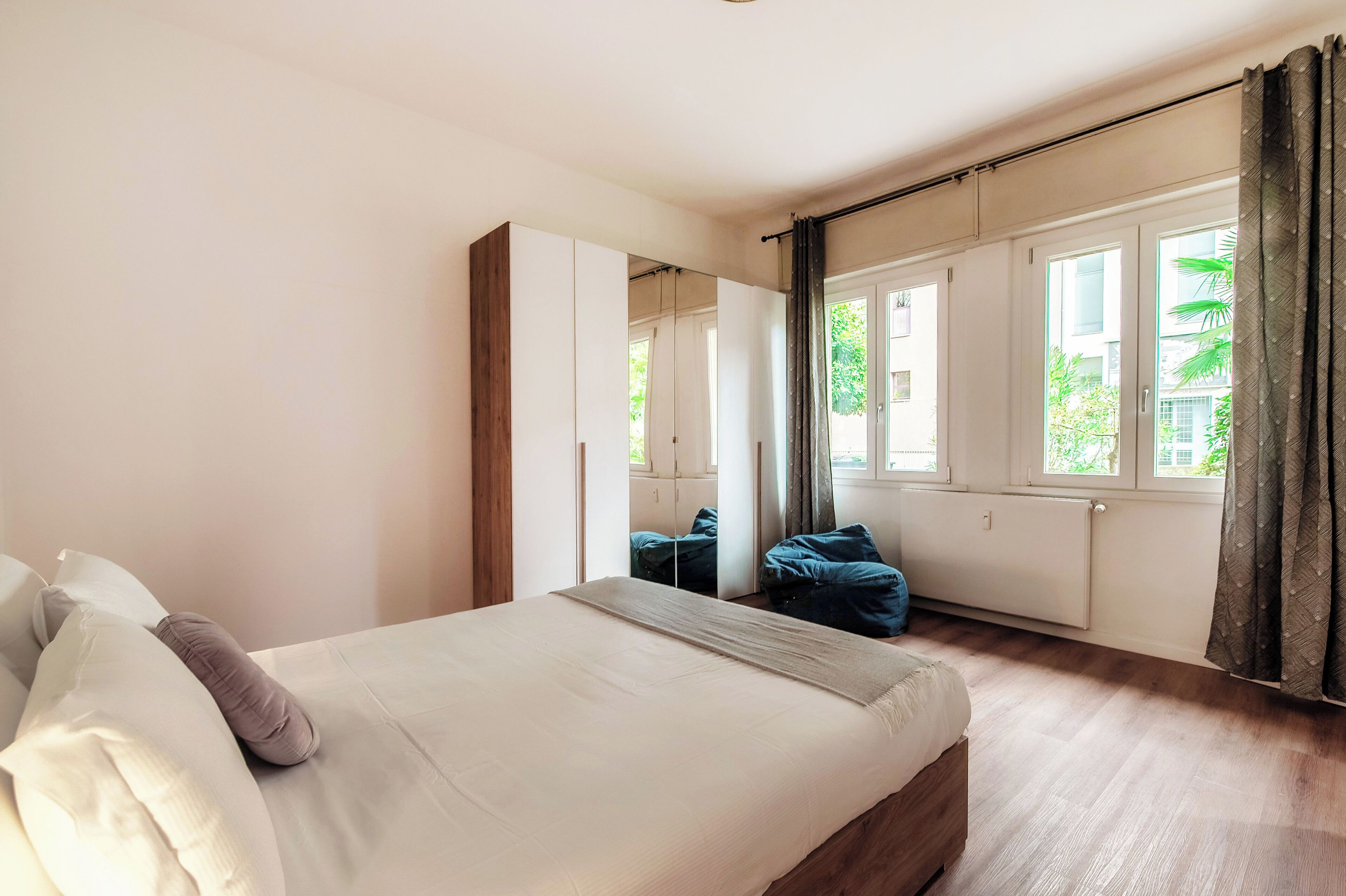 Departamento Confort, patio | Tabla de planchar con plancha y wifi gratis 
