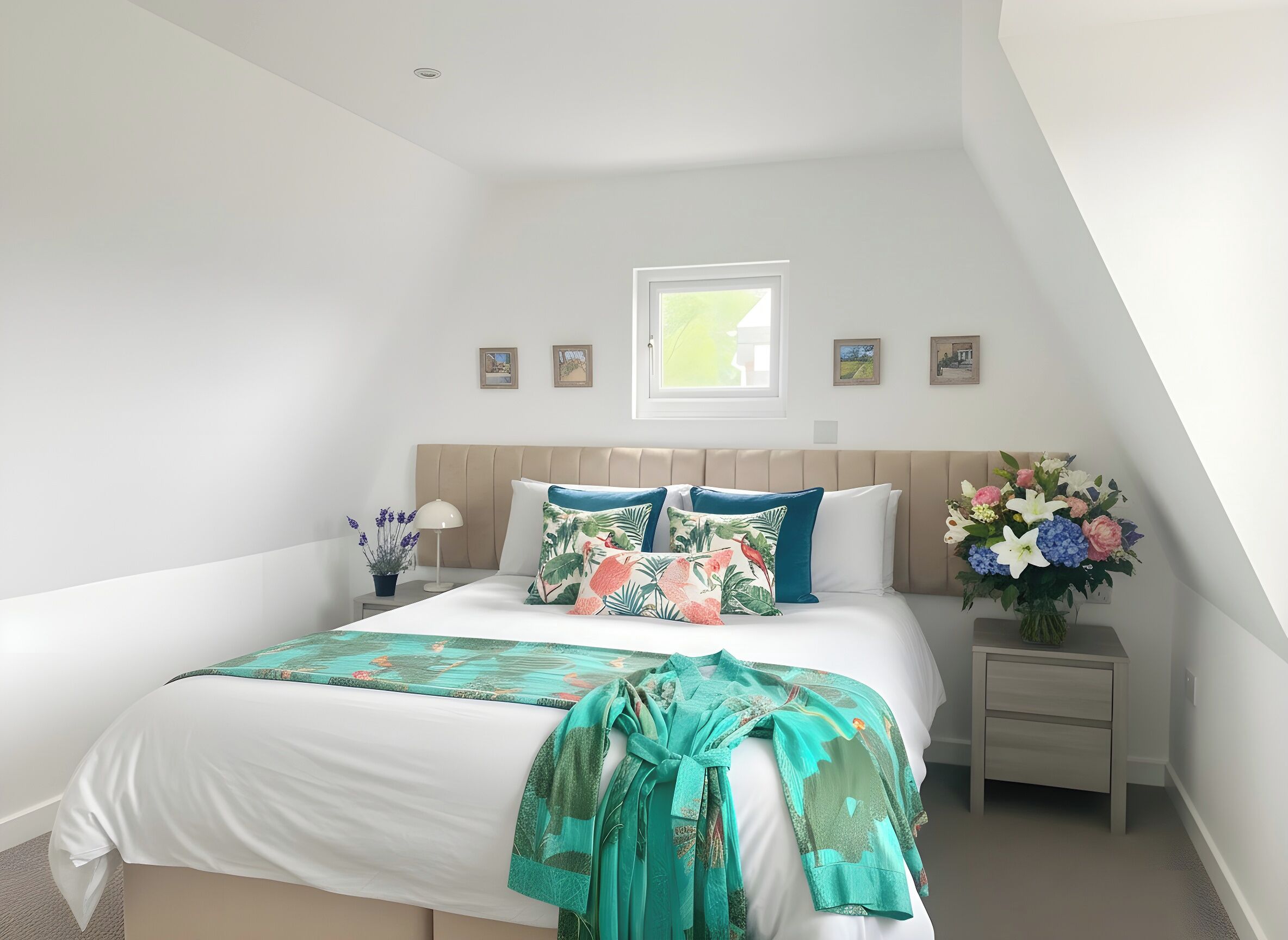 3 عدّة غرف نوم ومكواة/لوح كي وواي فاي وملاءات أسرّة