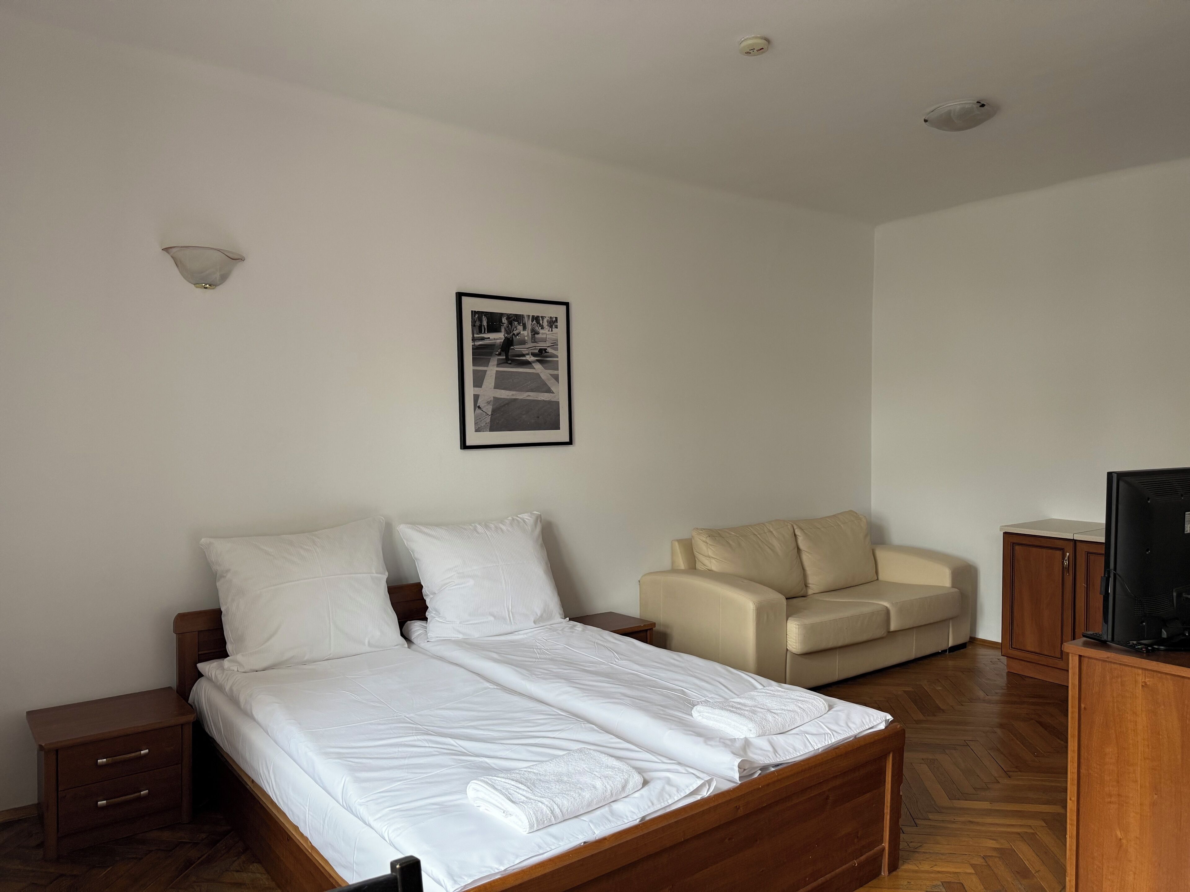 Klassieke studio | Een strijkplank/strijkijzer, gratis wifi