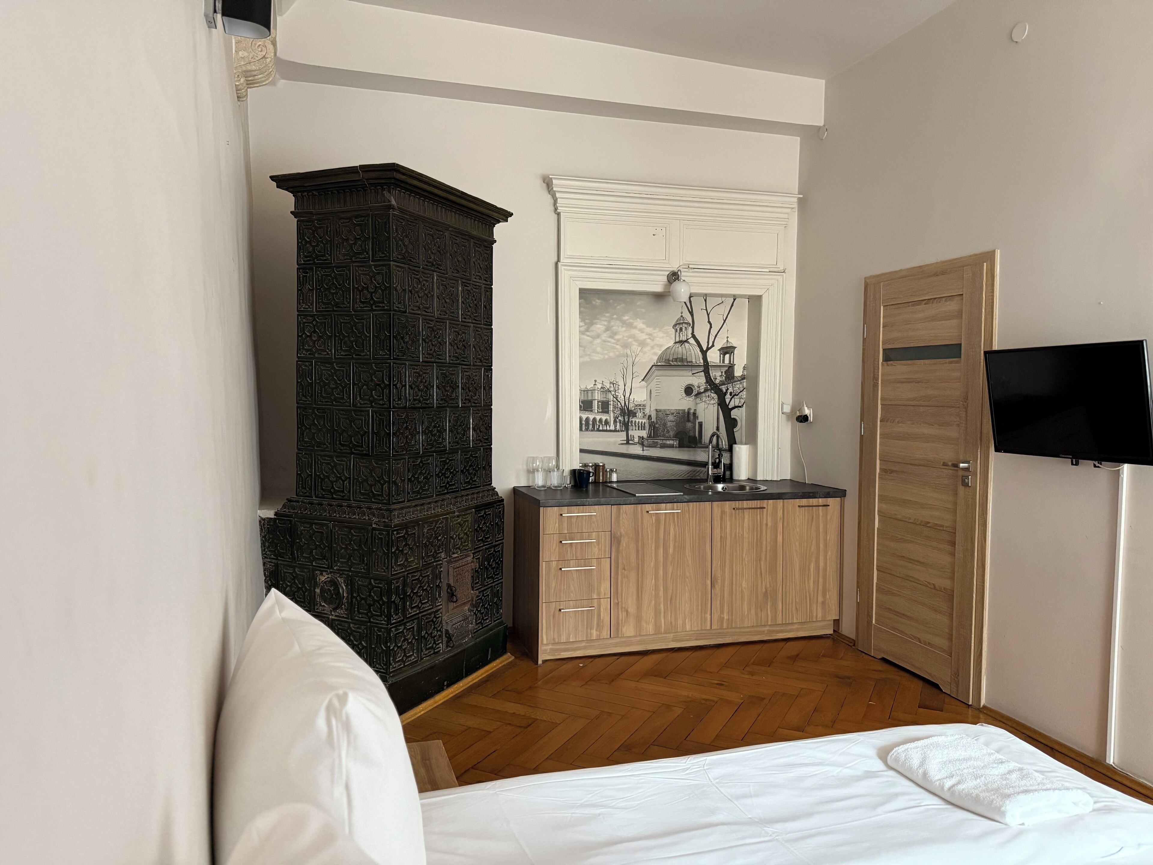 Comfort studio | Een strijkplank/strijkijzer, gratis wifi