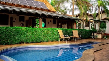 Family House, Pool Access, Garden View | Pool | Outdoor pool, pool loungers