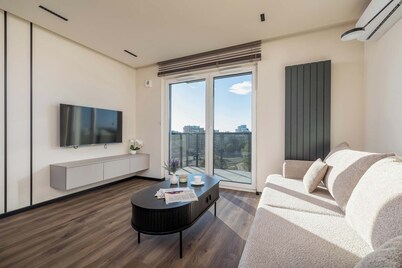 Al. Bielska 129 Tychy | Air Conditioned Studio with Parking and Mountain View