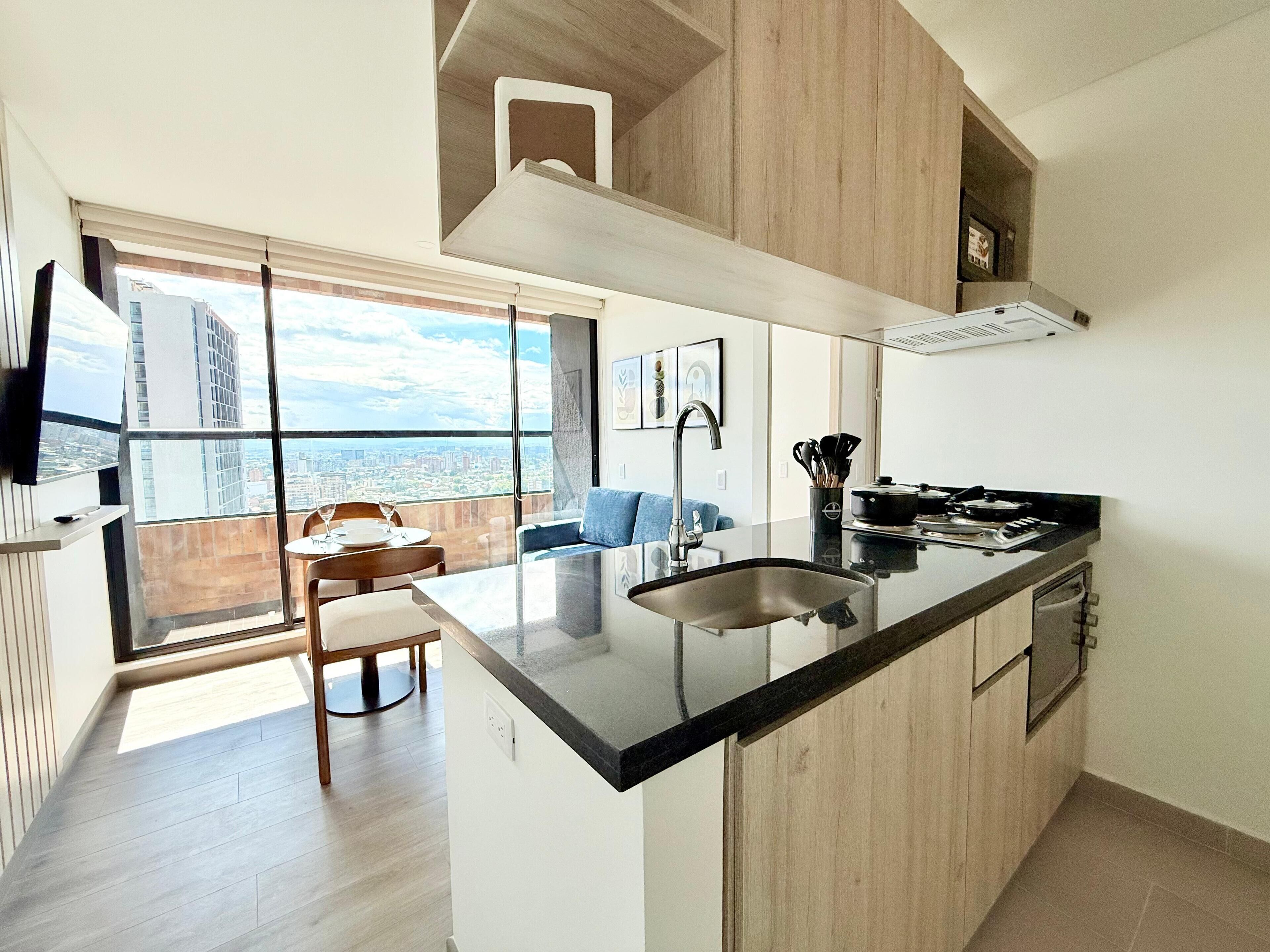 公寓, 2 间卧室 | 私人厨房