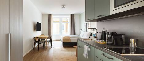 Comfort Suite with Sofa bed | Individually decorated, individually furnished, desk, laptop workspace