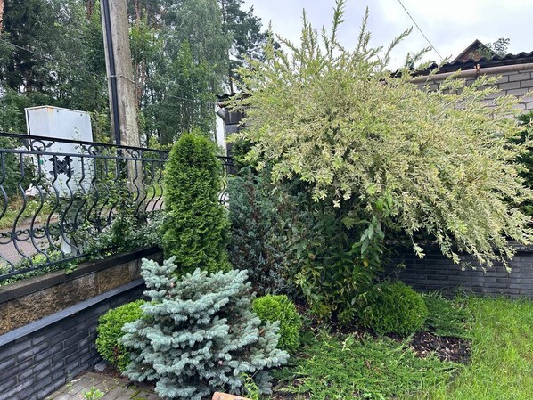 Comfort Apartment, Garden View | Terrace/patio