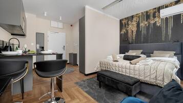 Wifi gratis y ropa de cama