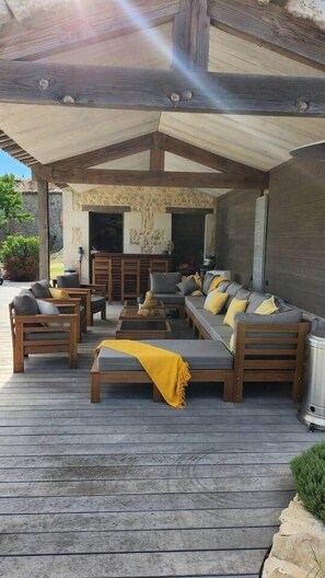 Terrace/patio - CARMEN caravan with SPA (Baron)