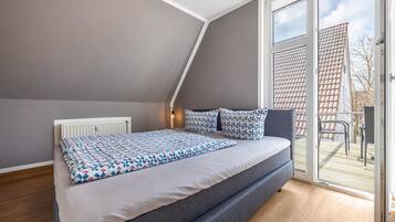 Hus | 2 soveværelser, individuel indretning, sengetøj