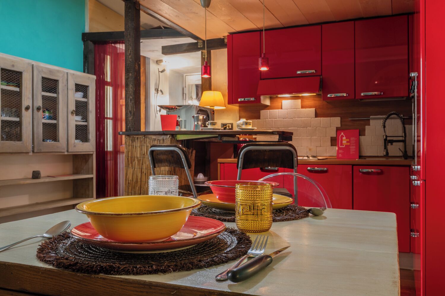 Căn hộ, 1 giường đôi | Phòng ăn