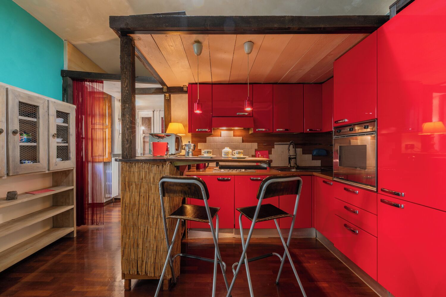 Apartment, 1 Double Bed | Private kitchen | Fridge, microwave, oven, stovetop