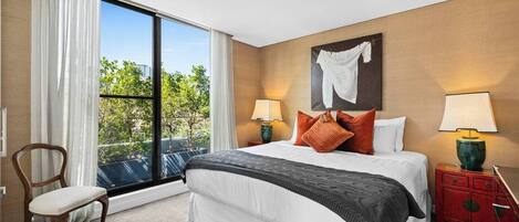 1 غرفة نوم ومكتب ومكواة/لوح كي وواي فاي