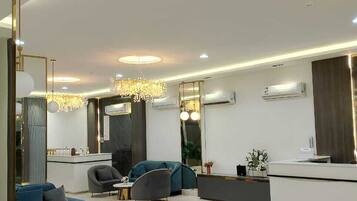 Sala de estar en el lobby