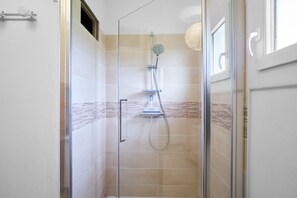 Shower, hair dryer