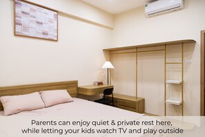2 bedrooms, in-room safe, desk, free WiFi