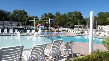 Indoor pool, outdoor pool