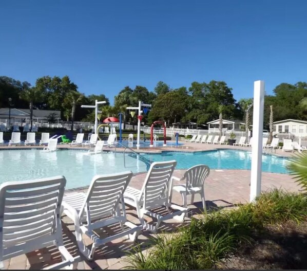 Indoor pool, outdoor pool