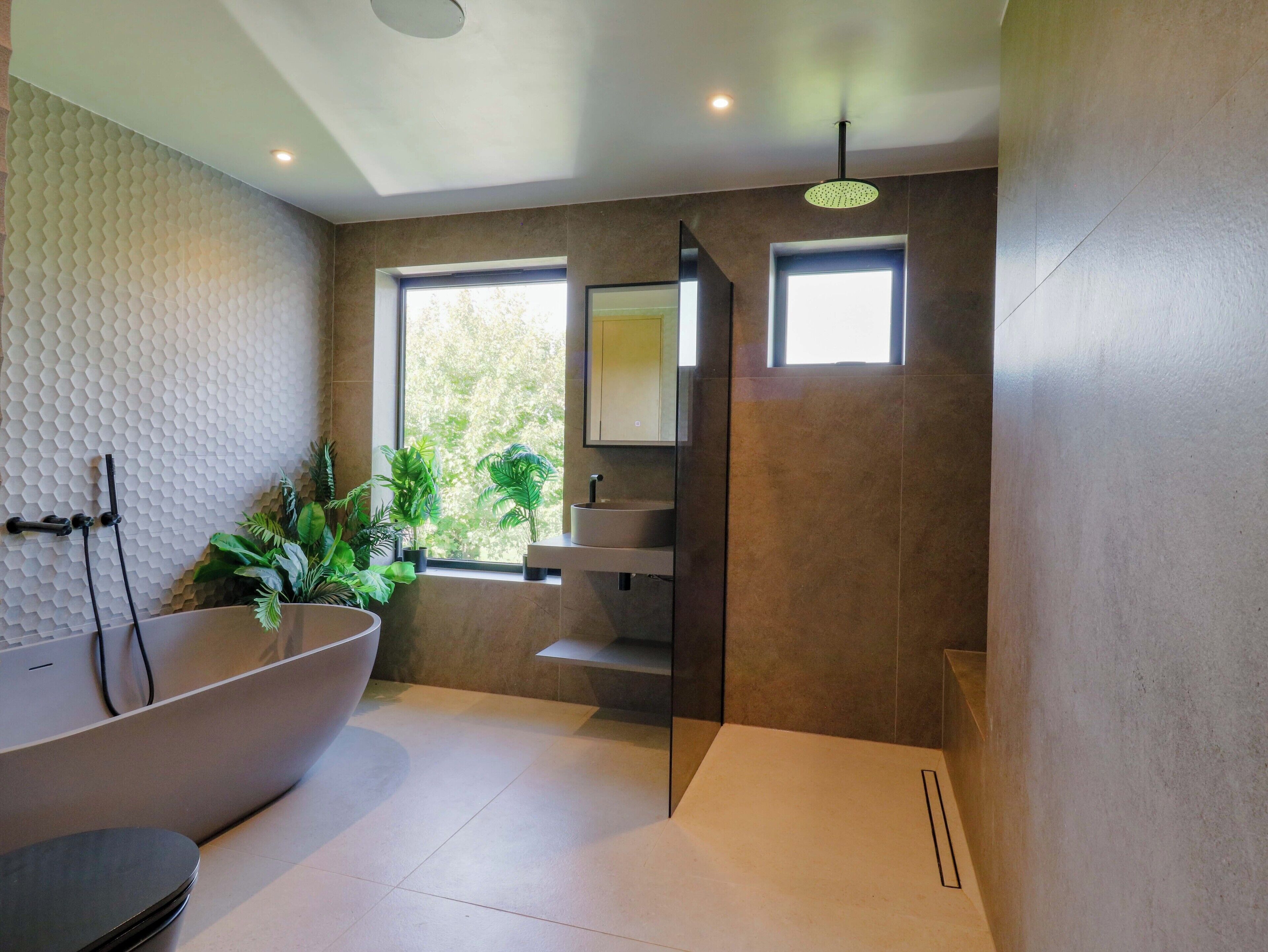 Shower, hair dryer