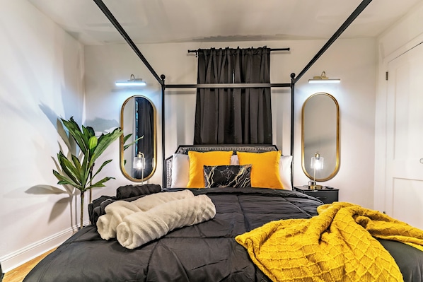 2 chambres, bureau, fer et planche Ă repasser, accĂšs au Wi-Fi (inclus)