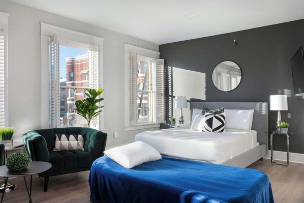 2 chambres, fer et planche à repasser, Wi-Fi, literie fournie