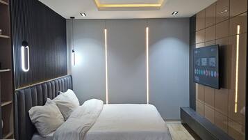 Luxe appartement, 1 slaapkamer, niet-roken, uitzicht op stad | Gratis wifi