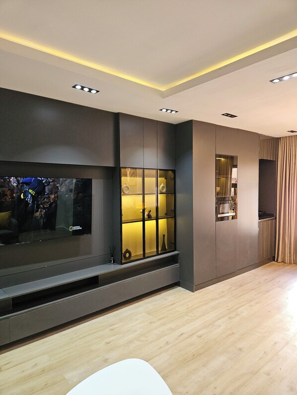 Appartement Luxe, 1 chambre, non-fumeurs, vue ville | Cuisine privée