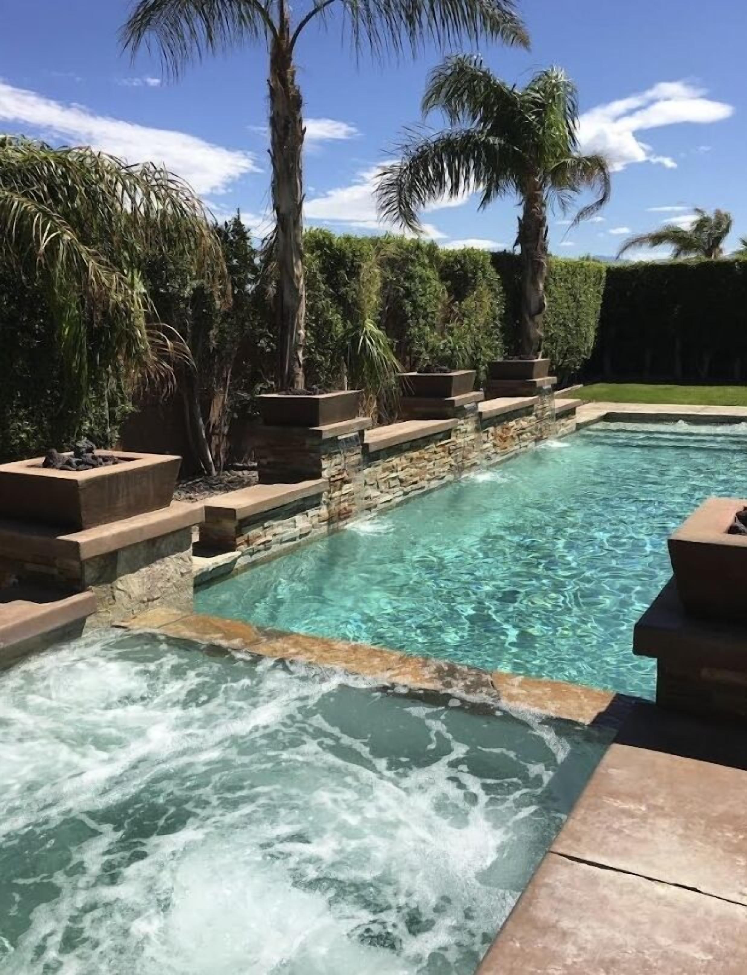 Una piscina climatizada