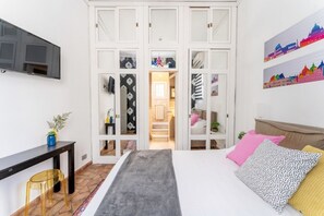 2 bedrooms, iron/ironing board