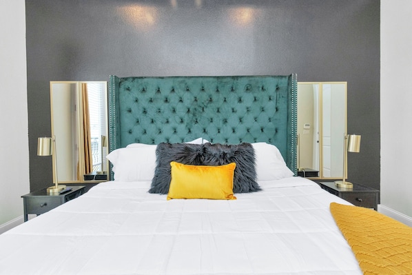 3 chambres, fer et planche Ă repasser, accĂšs Ă Internet, literie fournie