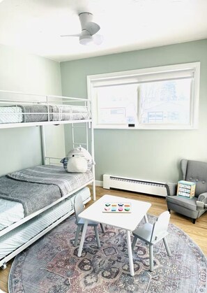 3 bedrooms, iron/ironing board, travel crib, free WiFi