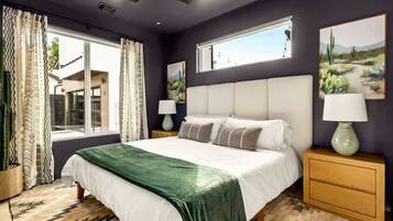 4 bedrooms, iron/ironing board, travel cot, free WiFi