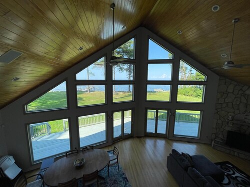 Waterfront 5BR Getaway with AC, Private Dock & Scenic Heathsville Views