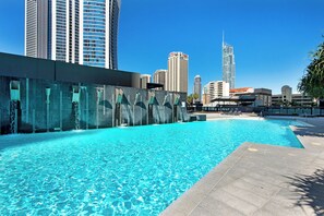 Indoor pool, a heated pool
