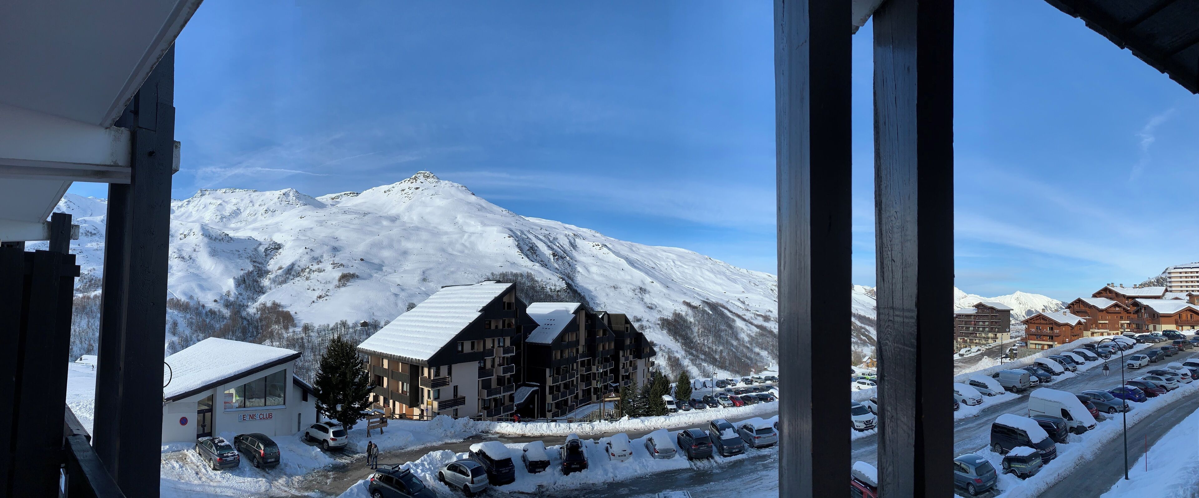 Blick von der Unterkunft