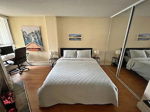 1 غرفة نوم وواي فاي وملاءات أسرّة وتسهيلات لدخول الكراسي المتحركة